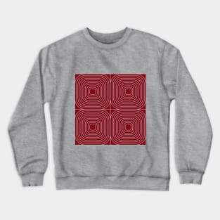 Barn Red Minimalism Crewneck Sweatshirt